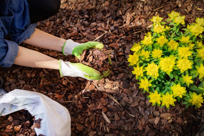 Flower Bed Mulching in Ventura County, CA