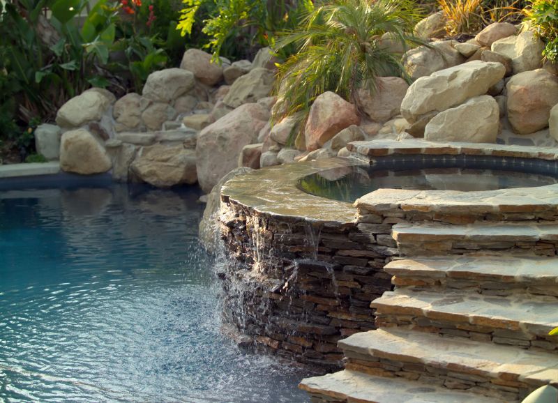Rock Waterfall Installation in Honolulu, HI